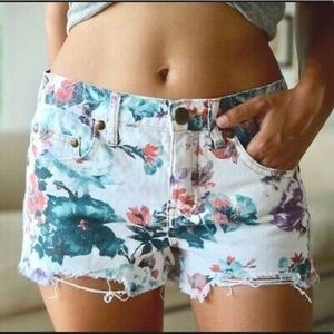 FREE PEOPLE Floral Shorts